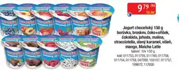 Qanto Jogurt choceňský 150 g borůvka, broskev, čoko+oříšek, čokoláda, jahoda, malina, stracciatella, slaný karamel nabídka