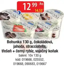 Qanto Bohunka, čokoládová, jahoda, stracciatella, třešeň + černý rybíz, vaječný koňak nabídka