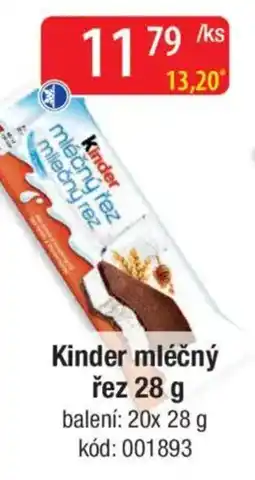 Qanto Kinder mléčný řez nabídka