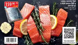 Qanto Losos norský filet s kůží porce nabídka