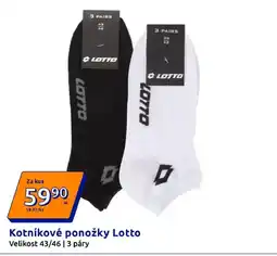 Action Kotníkové ponožky Lotto nabídka