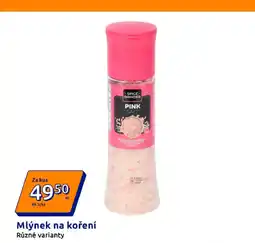 Action Mlýnek na koření nabídka