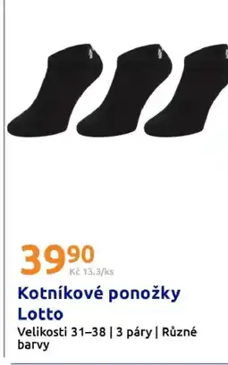 Action Kotníkové ponožky Lotto nabídka