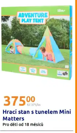 Action Hrací stan s tunelem Mini Matters nabídka