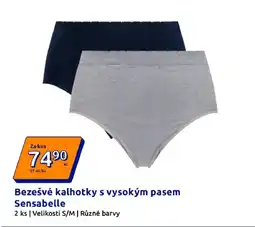 Action Bezešvé kalhotky s vysokým pasem Sensabelle nabídka