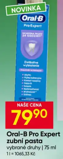 Hruška Oral-B Pro Expert zubní pasta nabídka