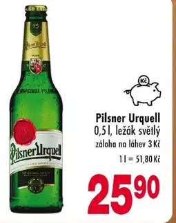 Qanto Pilsner Urquell nabídka