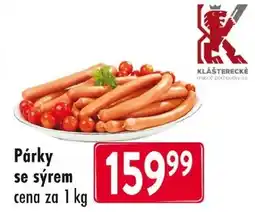 Qanto Párky se sýrem nabídka