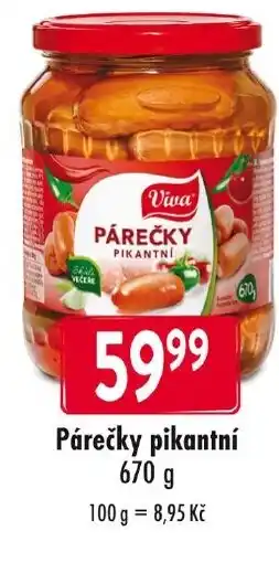 Qanto Viva Párečky pikantní nabídka