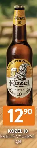 Qanto Kozel 10 světlé výčepní nabídka