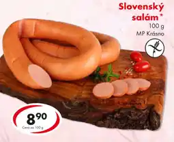CBA Slovenský salám nabídka