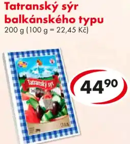 CBA Tatranský sýr balkánského typu nabídka