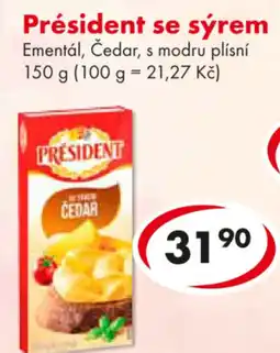 CBA Président se sýrem nabídka