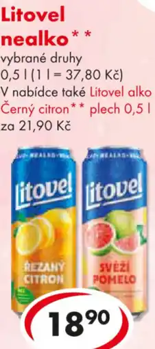 CBA Litovel nealko nabídka