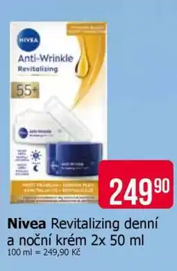 Teta Nivea Revitalizing denní a noční krém 2x 50 ml nabídka
