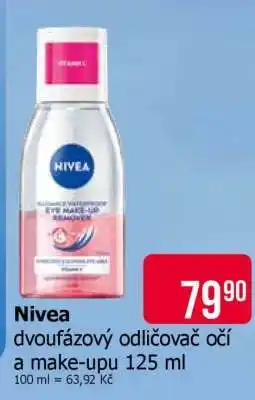 Teta Nivea dvoufázový odličovač očí a make-upu 125 ml nabídka