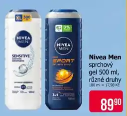 Teta Nivea Men Sprchový gel nabídka