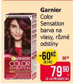Teta Garnier Color Sensation nabídka