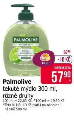 Teta Palmolive tekuté mýdlo 300 ml, různé druhy nabídka