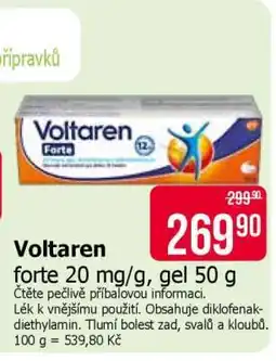 Teta VOLTAREN FORTE 20 MG/G GEL 50 G nabídka