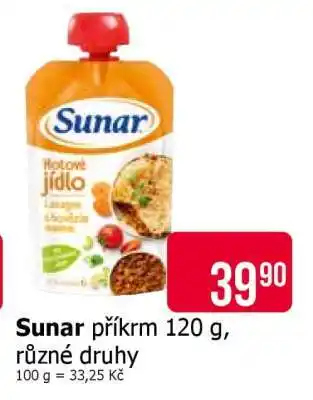 Teta Sunar příkrm 120 g nabídka