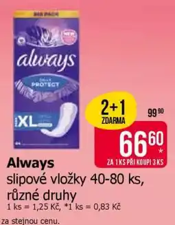 Teta Always nabídka