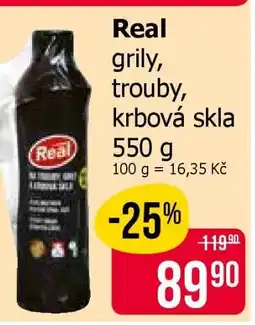 Teta Real grily, trouby, krbová skla 550 g nabídka