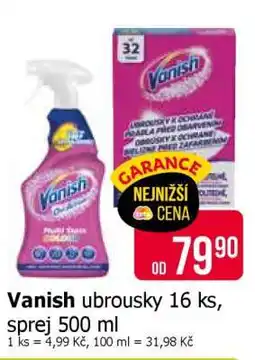 Teta Vanish ubrousky 16 ks, sprej 500 ml nabídka