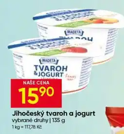 Hruška Jihočeský tvaroh a jogurt nabídka