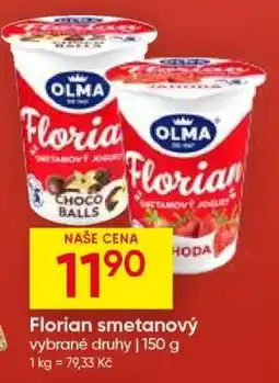 Hruška Florian smetanový nabídka