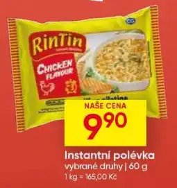 Hruška Instantní polévka nabídka