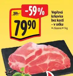 Albert Vepřová krkovice bez kosti – v celku nabídka
