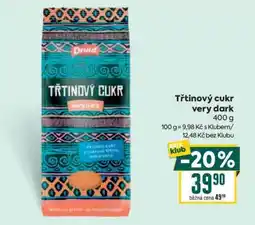 Billa Třtinový cukr Very Dark nabídka