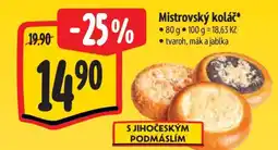 Albert Mistrovský koláč nabídka