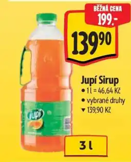 Albert Jupí sirup nabídka