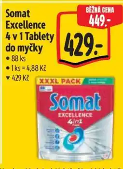Albert Somat Excellence 4 v 1 Tablety do myčky nabídka