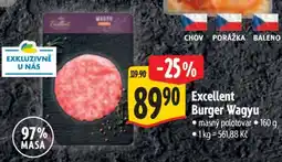 Albert Excellent Burger Wagyu nabídka