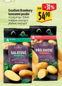 Albert Excellent Brambory konzumní pozdní nabídka
