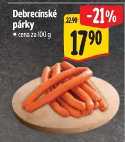 Albert Debrecínské párky nabídka