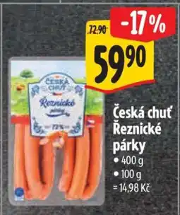 Albert Česká chuť Řeznické párky nabídka