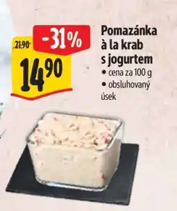 Albert Pomazánka à la krab s jogurtem nabídka