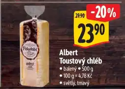 Albert Albert Toustový chléb nabídka