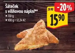 Albert Šáteček s višňovou náplní nabídka