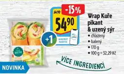 Albert Wrap Kuře pikant & uzený sýr nabídka