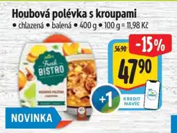 Albert Houbová polévka s kroupami nabídka