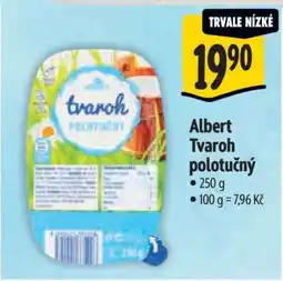 Albert Albert Tvaroh polotučný nabídka