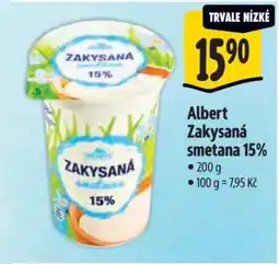 Albert Albert Zakysaná smetana 15% nabídka