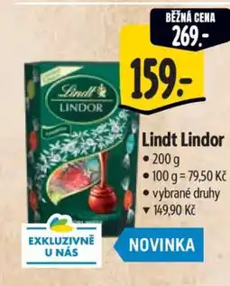 Albert Lindt Lindor nabídka