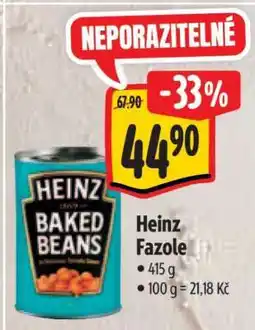 Albert Heinz fazole nabídka