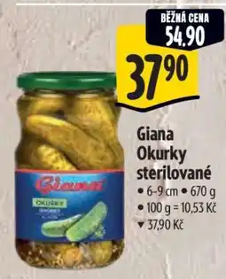 Albert Giana Okurky sterilované nabídka